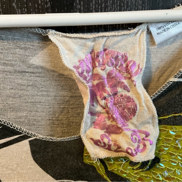 Cute y2k fish shirt tee-shirt 2000’s 90’s retro - Picture 2 of 3